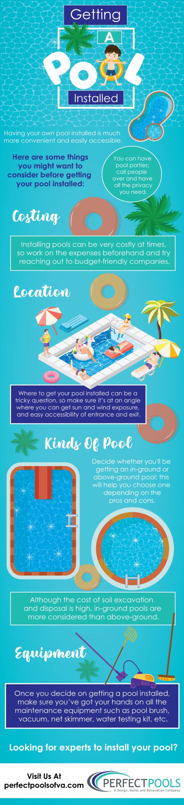 Getting a Pool Installed - Infograph