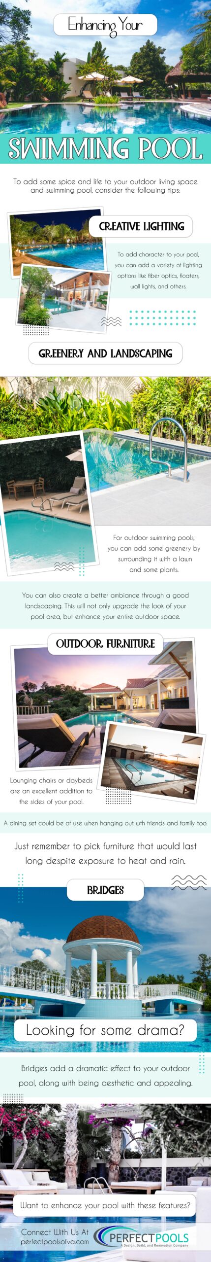 Enhancing your Swimming Pool - Infograph