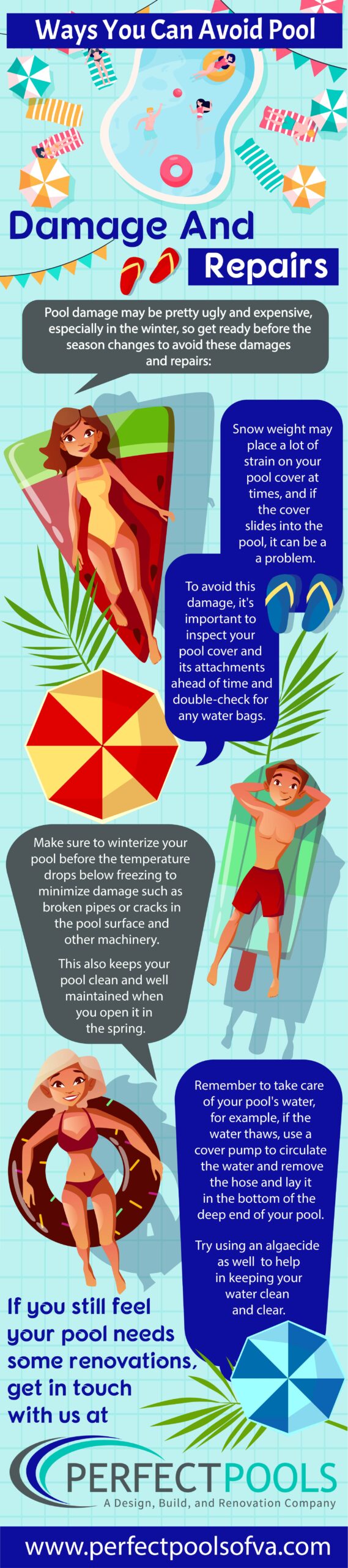 Ways you can avoid pool damage and repairs-INFOGRAPH