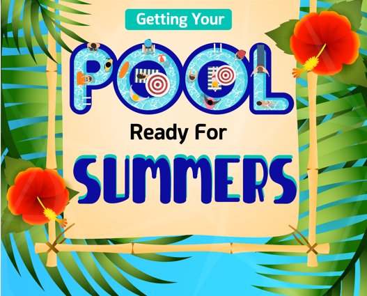 Getting Your Pool Ready for the Summers - Infograph