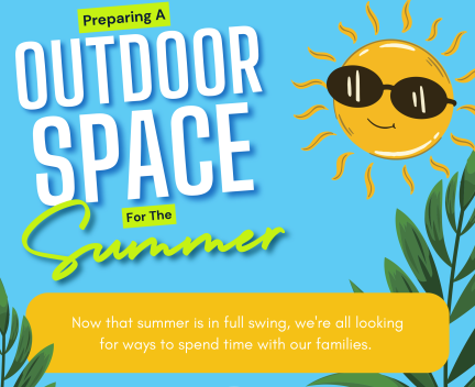 Preparing Outdoor Space for the Summer - Infograph