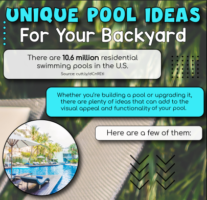 Unique Pool Ideas for your Backyard - infograph