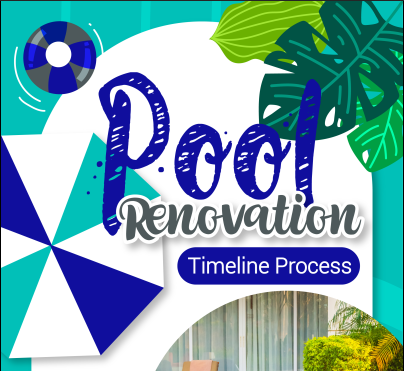 Pool Renovation: Entire Timeline - Infograph