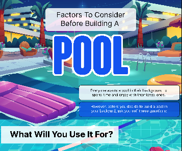 Factors to Consider Before Building a Pool - Infograph